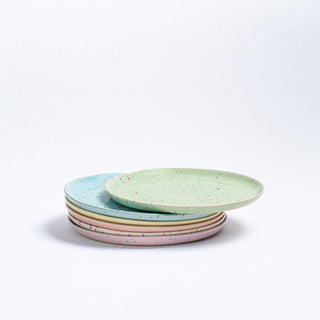 New Party Salad Plate 22cm - Mix 6 Pieces - Egg Back Home
