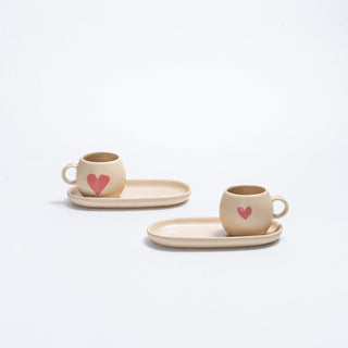 Cozy Hearts Stoneware Mini Tray Limited Edition