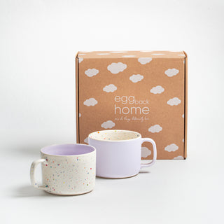 Breeze Party In/Out Stoneware Duo Set Mug 450ml Lilac