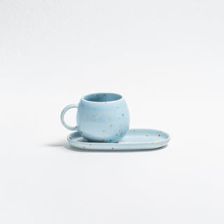 Nuova Tazza Palla da Festa 250ml Blu Chiaro