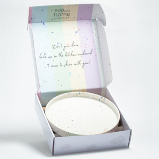 New Party Round Tray 28cm White