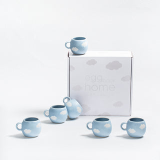 Ensemble cadeau collection 6 pièces Mug nuage 90ml
