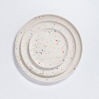 New Party Bread Plate 17cm White - Egg Back Home