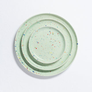 New Party Stoneware Set 30 Pieces Mix Color