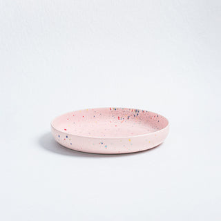 New Party Low Pasta Plate 23cm Pink - Egg Back Home