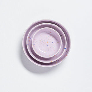 New Party Bowl Trilogy Set 3 pieces Lilac - Egg Back Home