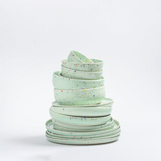 Nouveau set de fête 24 pièces vert