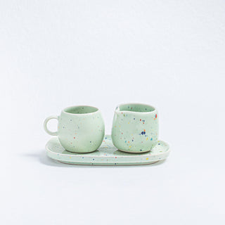 New Party Ball Mug 90ml Green - Egg Back Home