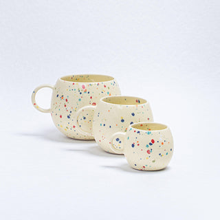 New Party Ball Mug 250ml Yellow - Egg Back Home