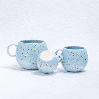 New Party Ball Mug 250ml Blue - Egg Back Home