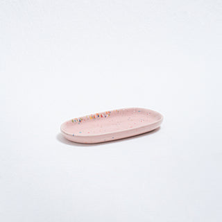 New Party Set 2 Espresso Mug + 2 Mini Tray - Pink - Egg Back Home