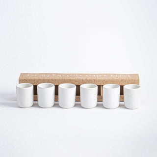 Nature Shape White Espresso Coffee Cup 50ml - Egg Back Home