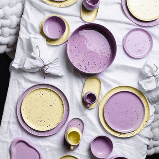 New Party Dinner Plate 27cm Lilac - Egg Back Home