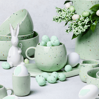 New Party Ball Mug 500ml Green - Egg Back Home
