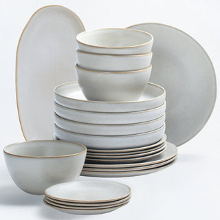 Set da 21 pezzi in gres porcellanato Terra