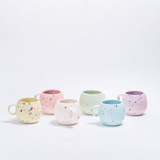 New Party Ball Mug 250ml - Mix 6 Pieces - Egg Back Home