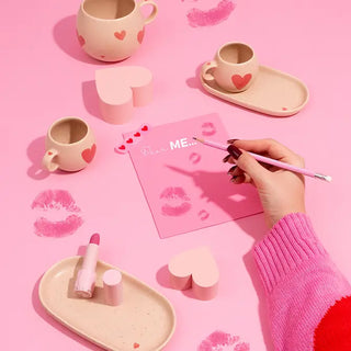 Cozy Hearts Coffee For Two Stoneware Limited Edition