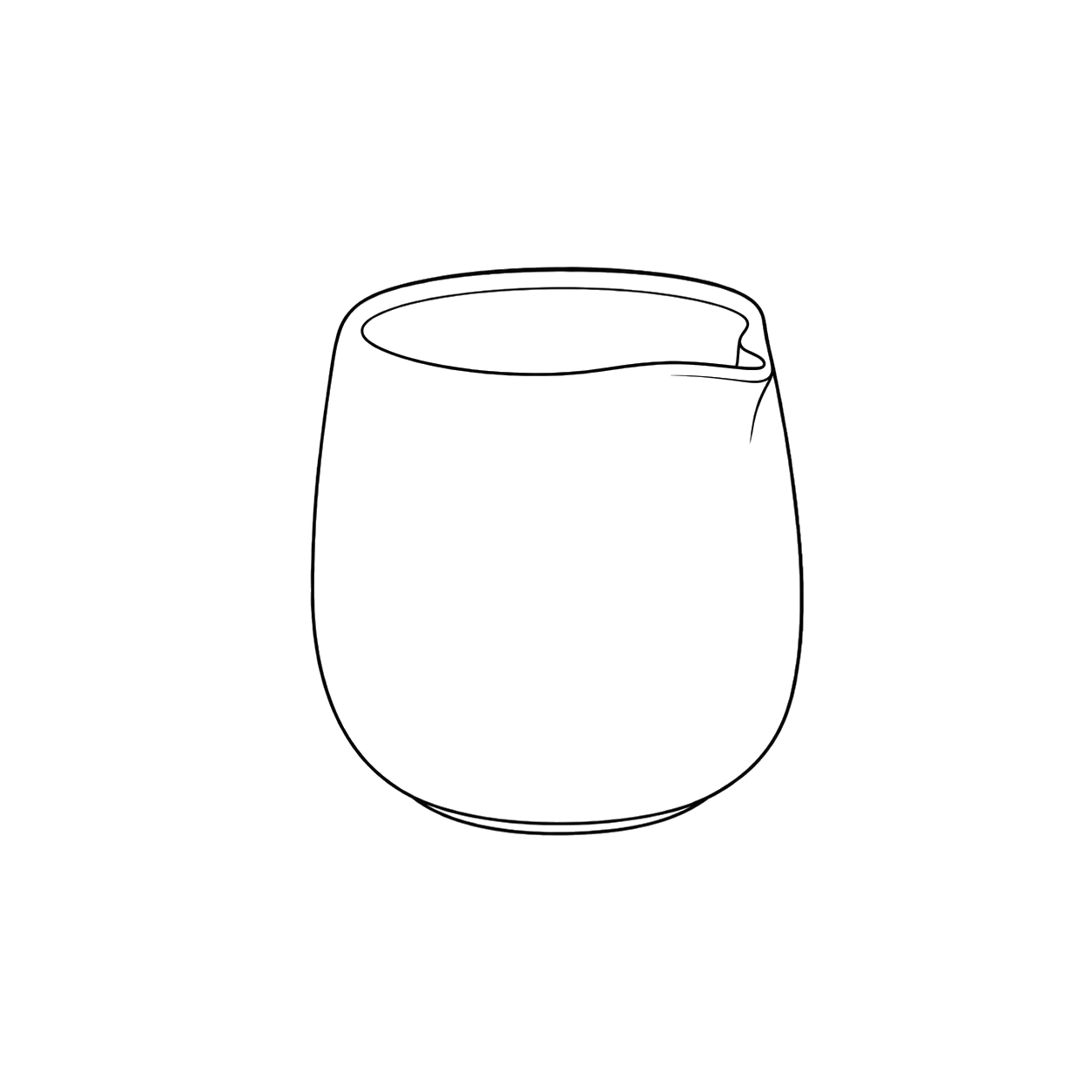 Verseur en céramique pour pot à lait pour servir la crème et le lait - Utilisation sur table et en cuisine