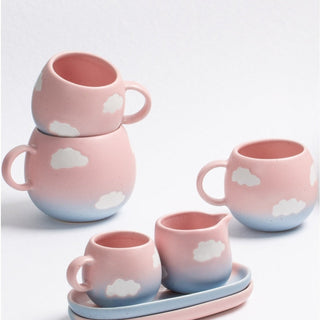 Verseur en céramique pour pot à lait pour servir la crème et le lait - Utilisation sur table et en cuisine