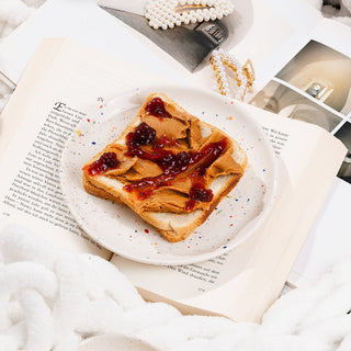 New Party Bread Plate 17cm White