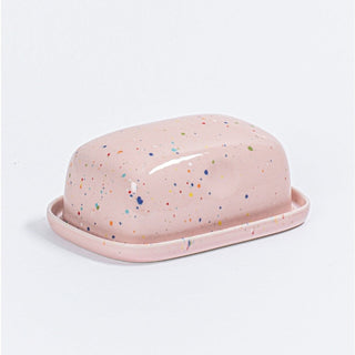 New Party Butter Dish Pink