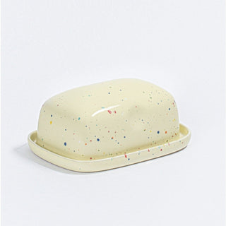 New Party Butter Dish Yellow