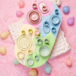 Nowy talerz obiadowy na przyjęcie 27 cm - zestaw 6 sztuk mieszanych