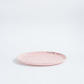 Nuevo Plato para Ensalada de Fiesta 22cm Rosa