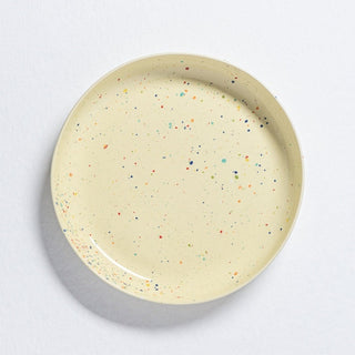 Nowy Niski Talerz do Makaronu 23cm Żółty