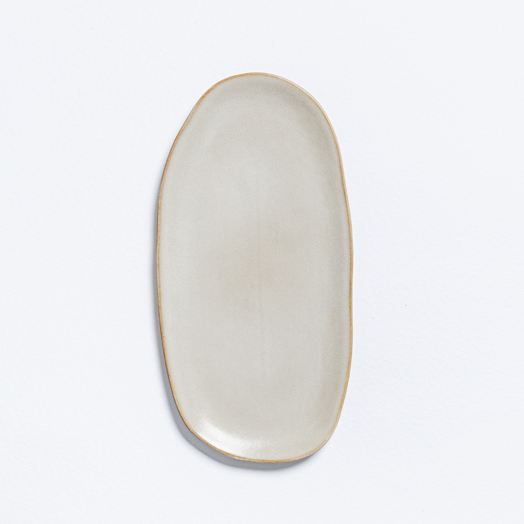 Terra Porcelanic Stoneware Oval Tray 34,5cm