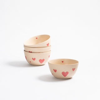 Cozy Hearts Stoneware Bowl 16