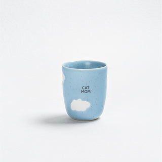 Cloud Medium Cup 220ml Cat Mom