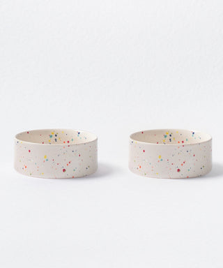 New Party Pet Bowl 16,5cm Set 2 White