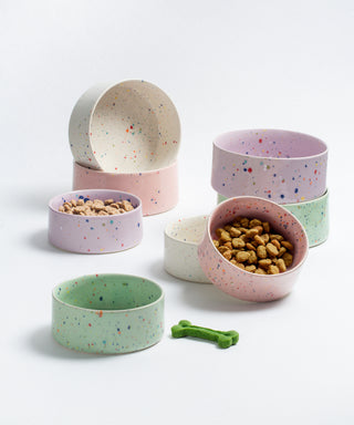 New Party Pet Bowl 16,5cm Set 2 White