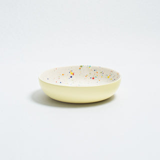 Breeze Party In Stoneware Pasta Plate 21cm Yellow