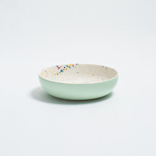 Breeze Party In Stoneware Pasta Plate 21cm Green