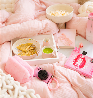 Breeze Party In Stoneware Pasta Plate 21cm Pink