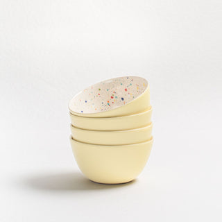 Breeze Party In Stoneware Bowl 16cm Yellow