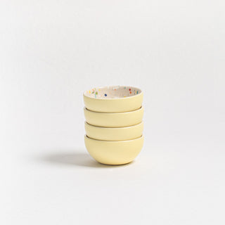 Breeze Party In Stoneware Mini Bowl Yellow