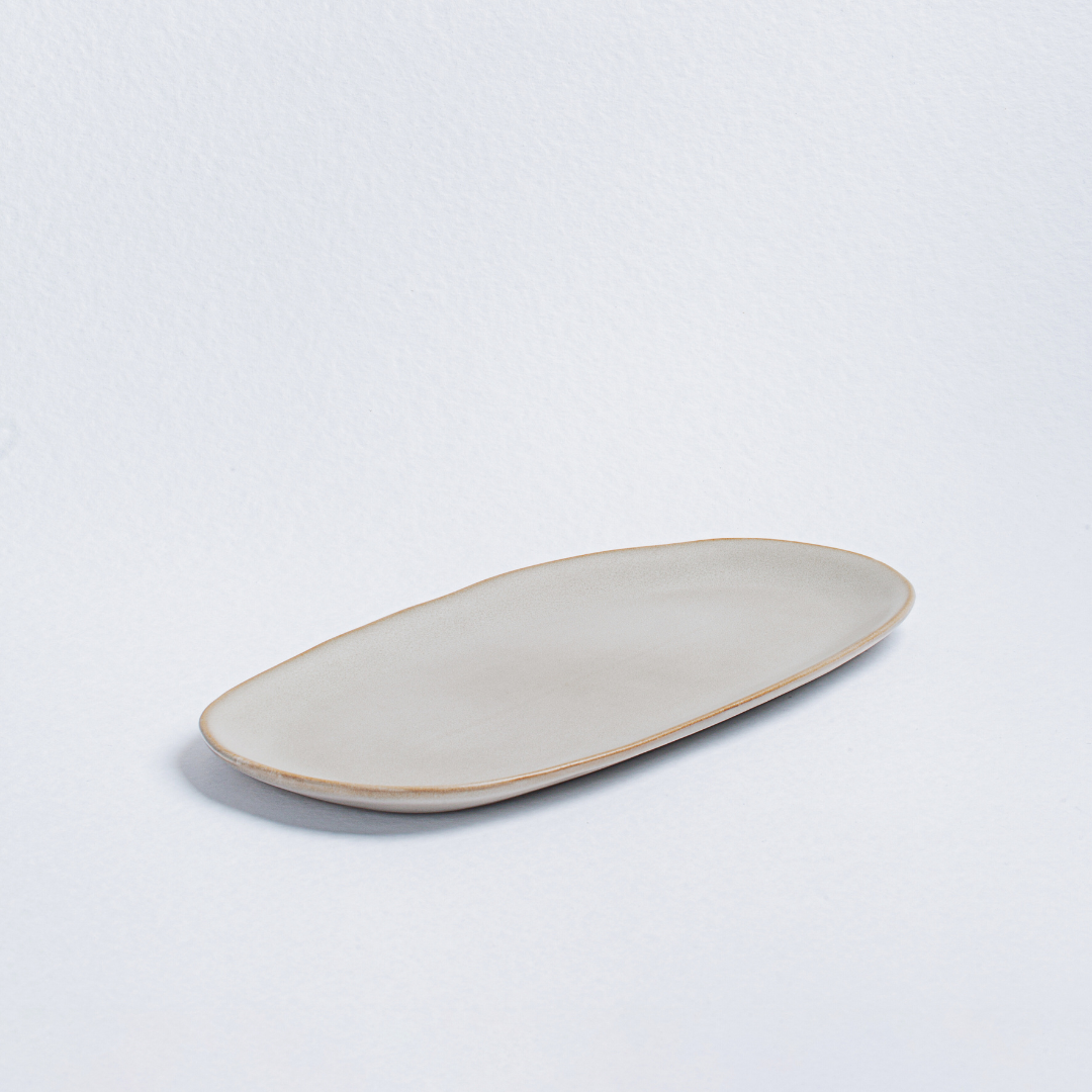 Terra Porcelanic Stoneware Oval Tray 34,5cm