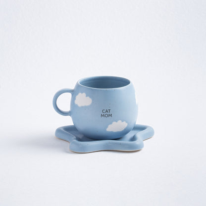 Cloud Mug 500ml Cat Mom