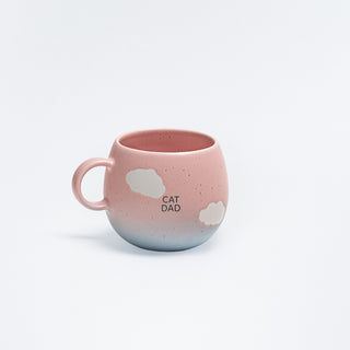 Cloud Sunset Mug 500ml Cat Dad