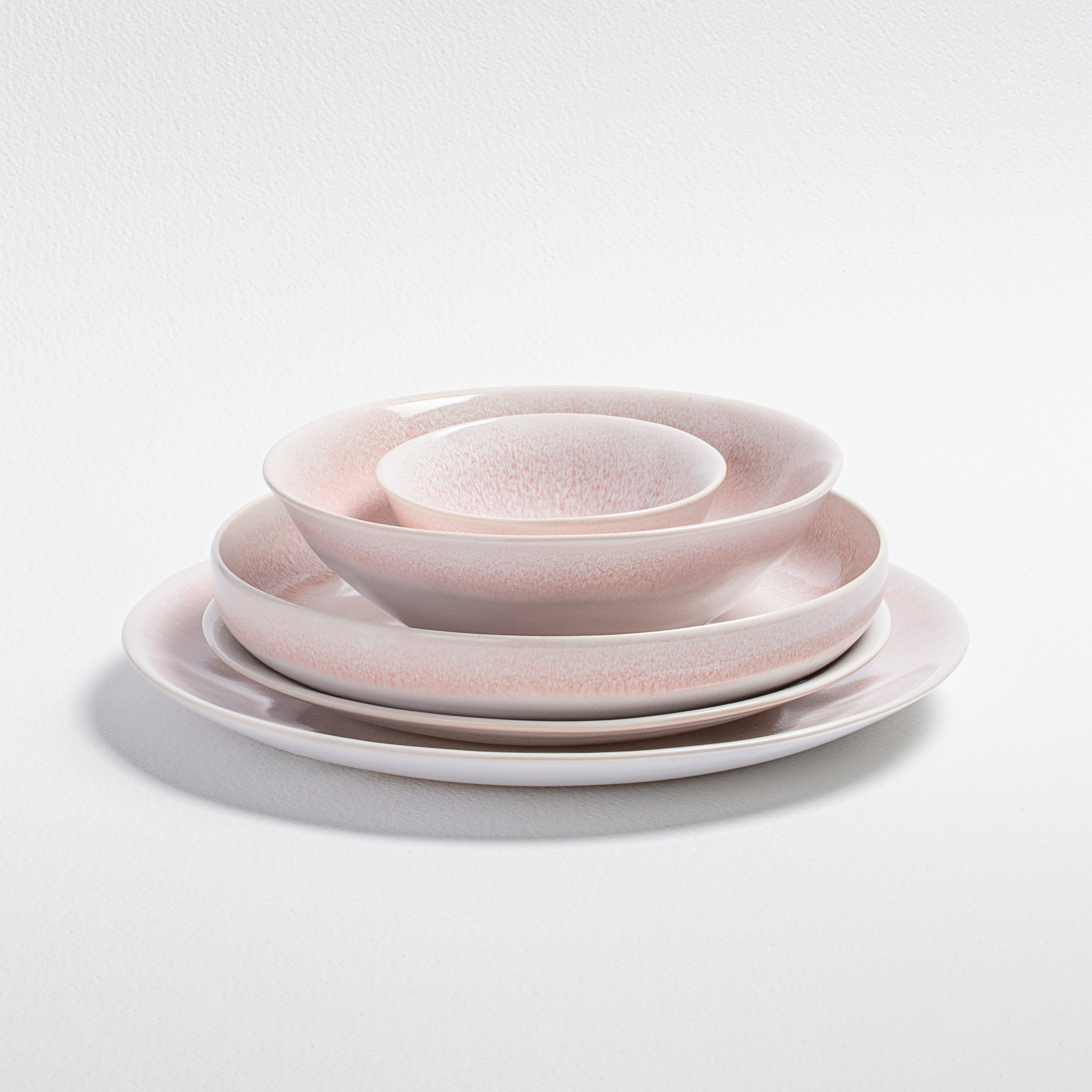 Reflections Copenhagen Madeira set of 2 dinner plates (27cm) - Pink