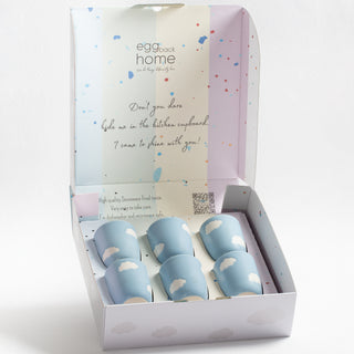 Cloud Cup 220ml 6 Pieces Set Gift Collection - Egg Back Home