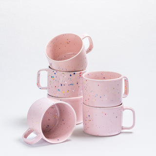 New Party Mug 450ml Pink - Egg Back Home