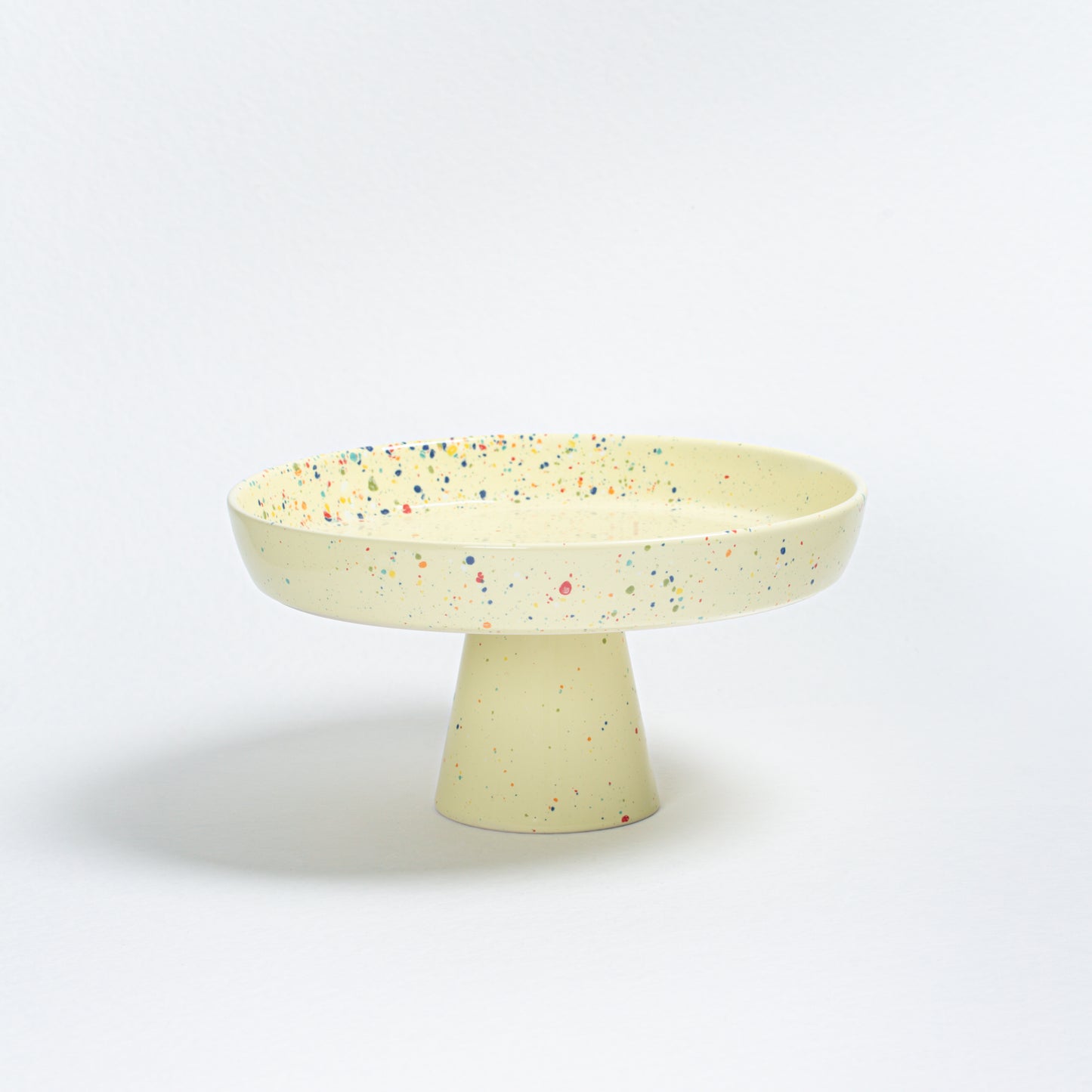 New Party Cake Stand 28cm Yellow