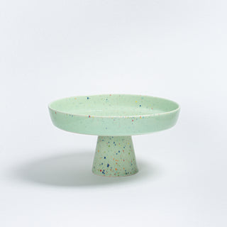 New Party Cake Stand 28cm Green - Egg Back Home