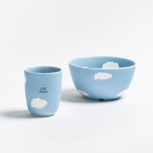 Cloud Cat Mom 2 Pieces Set