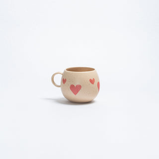 Cozy Hearts Stoneware Espresso Koffiebeker Bal 90ml Limited Edition