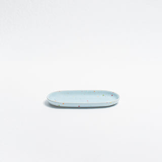 Nuevo Set de Fiesta 2 Tazas de Espresso + 2 Mini Bandejas - Azul